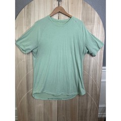 Lululemon Men’s Short Sleeve Striped Athletic T-Shirt Mint Green Size
