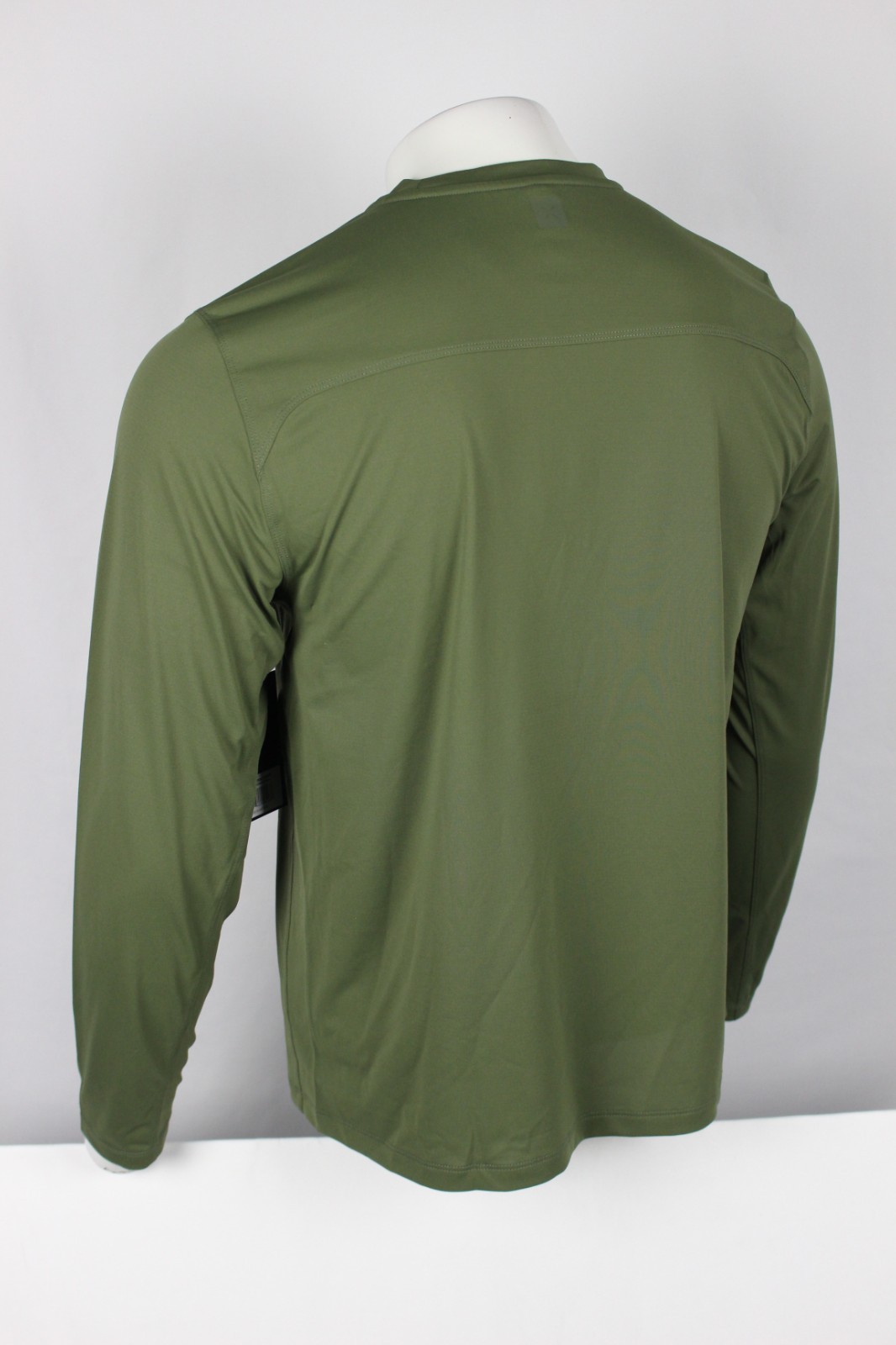 Ten Thousand Men's Tactical Long Sleeve Shirt Crew OD Green TTKT066 gallery