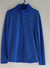 Under Armour Golf Pullover Mens L ColdGear Storm 1/4 Snap Mock Neck