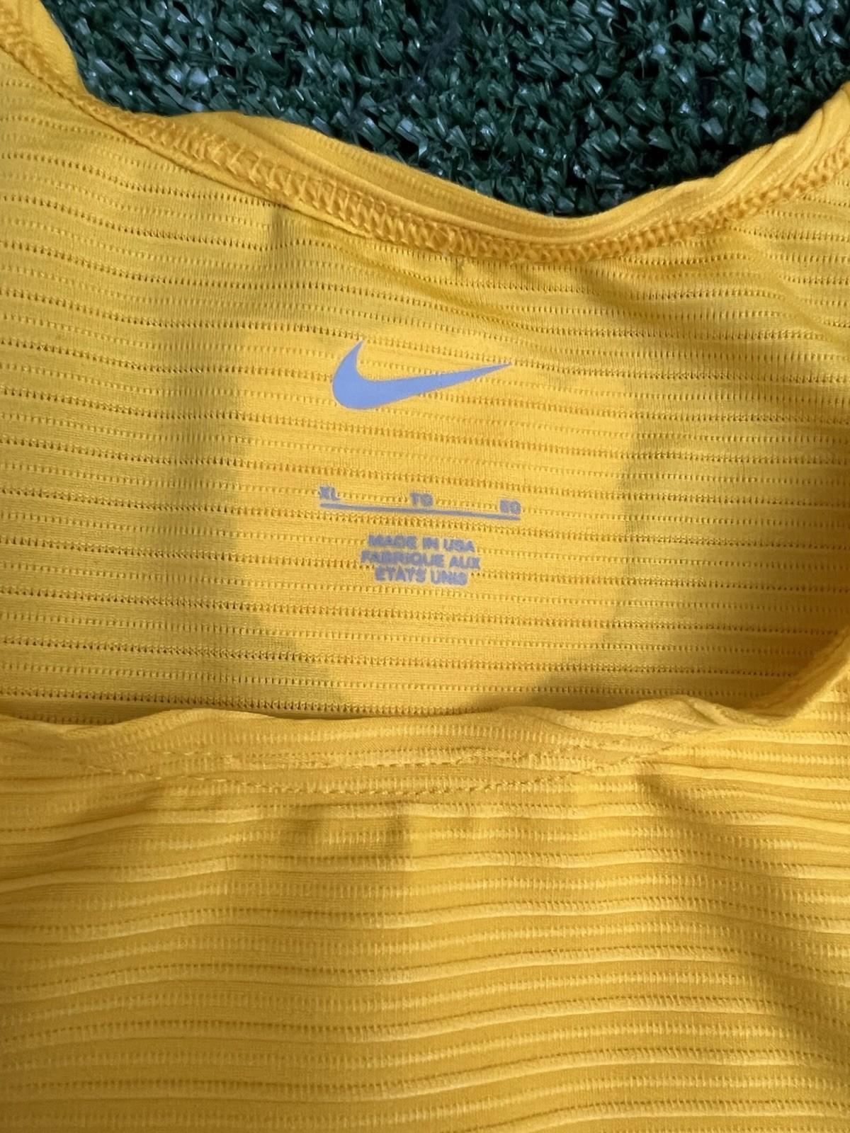 Nike Pro Elite Baylor Bears Yellow Running Singlet Men’s Size XL DC7739-714 gallery