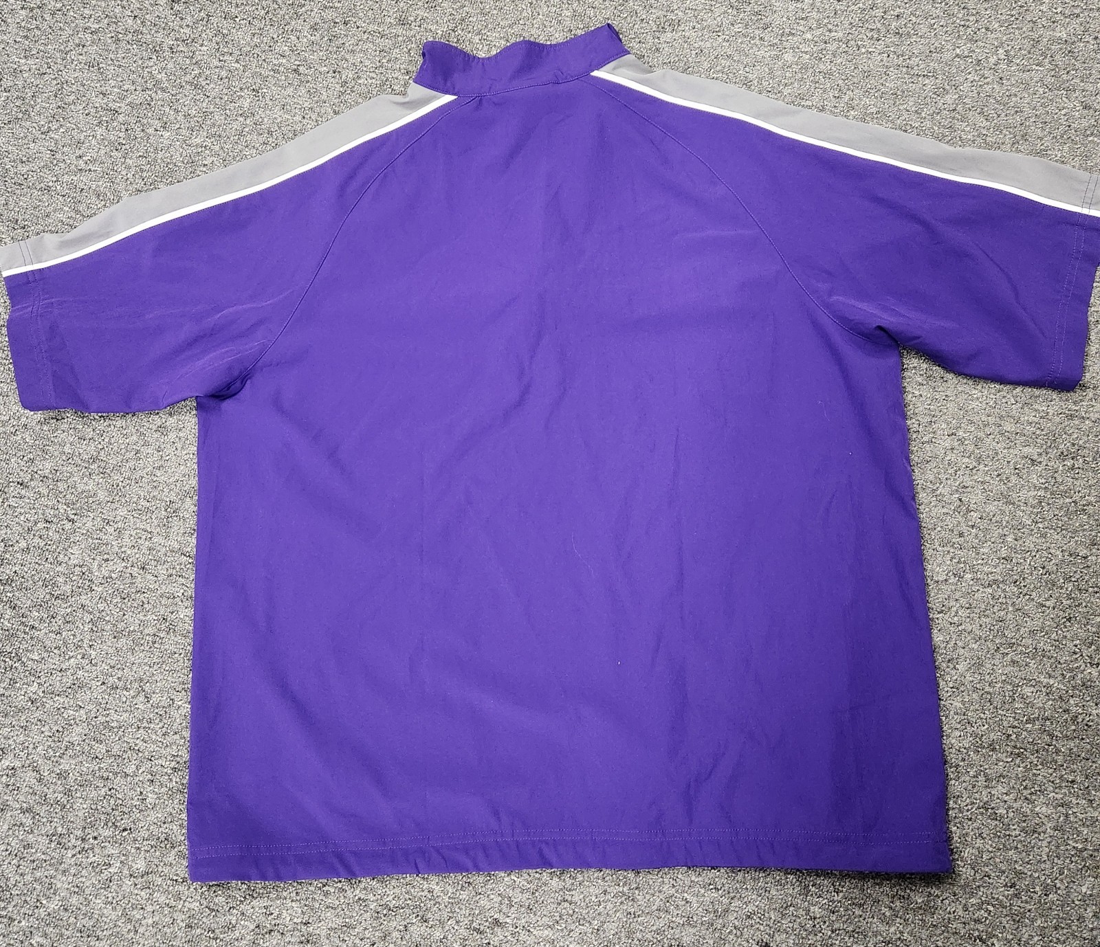 Purple Gray AUGUSTA SPORTSWEAR Size L ADULT Pockets Oversized gallery