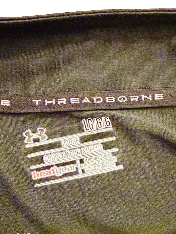Mens Under Armour Threadborne Large Black Heatgear 1/4 Zip Pullover Long Sleeve gallery
