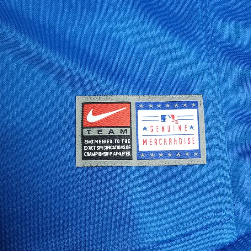 Nike Chicago Cubs Jersey National Blue Blank 2XL Logo Patch gallery