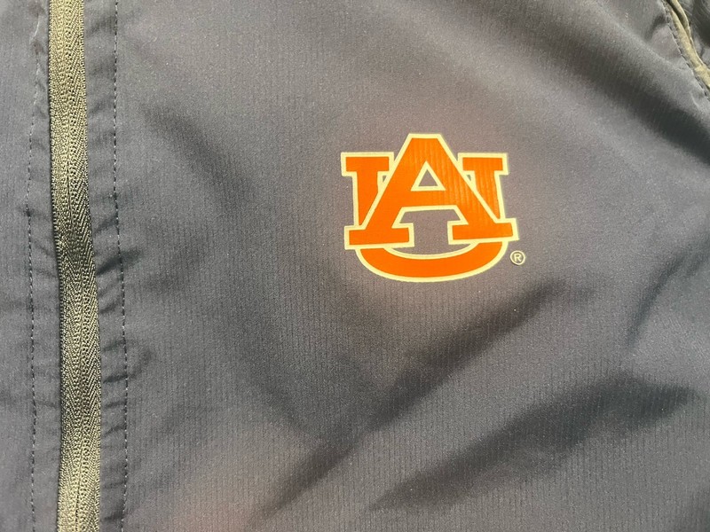 Colosseum Athletics Auburn Tigers Pullover Windbreaker Jacket Men’s Medium Navy gallery