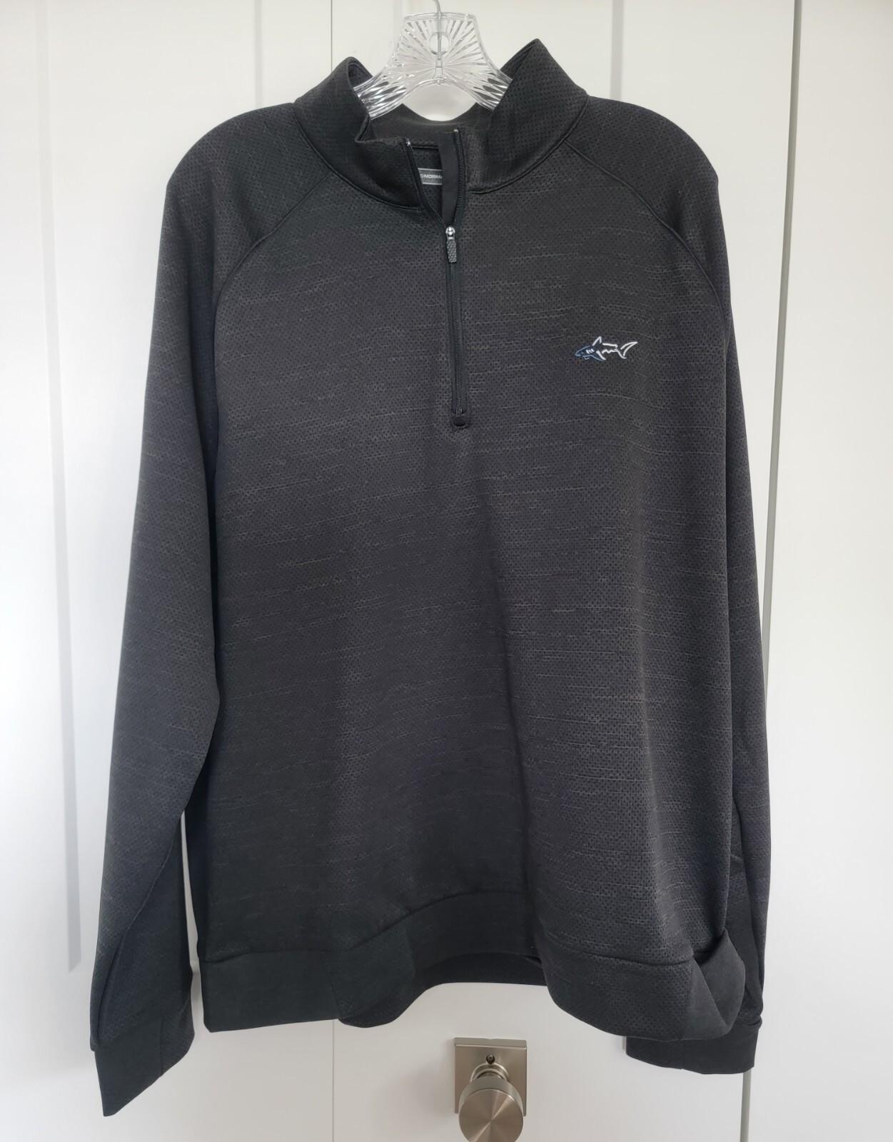 Greg Norman 1/4 Zip Sweatshirt Sweater Black XL gallery