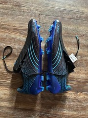 Adidas F50 Elite FG Soccer Cleats Black Blue Size 13.5