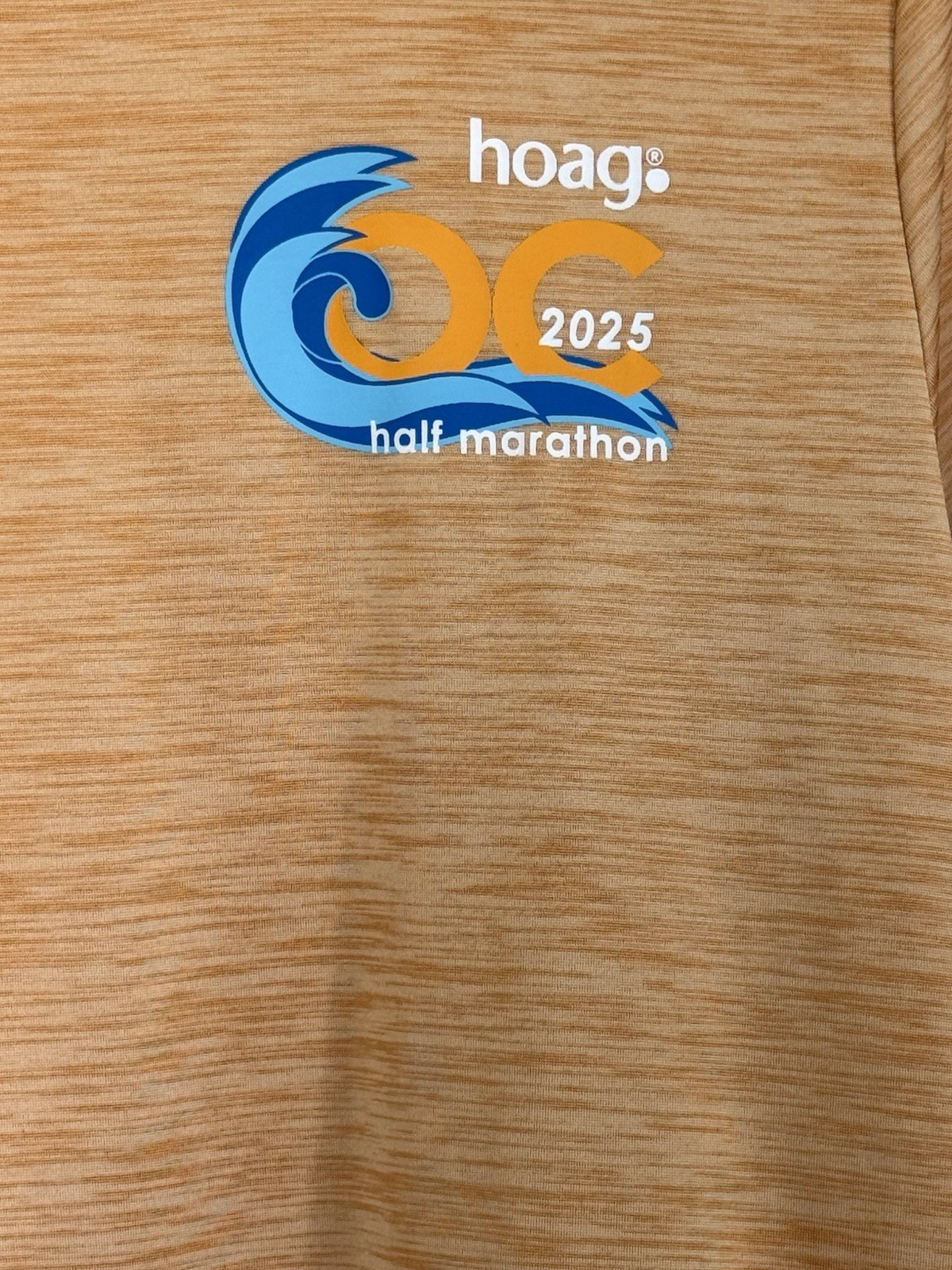 OC Hoag 2025 Orange Half Marathon Short Sleeve Men's Participant Run Shirt Sz M gallery