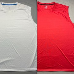 Liberty Pro Lot Of 2 Men’s Size 5XL Sleeveless Shirt Active Tank Red White EUC