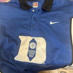 Vintage Authentic Nike DUKE Blue Devils NCAA Shooting Warm-Up Game Jersey sz XL