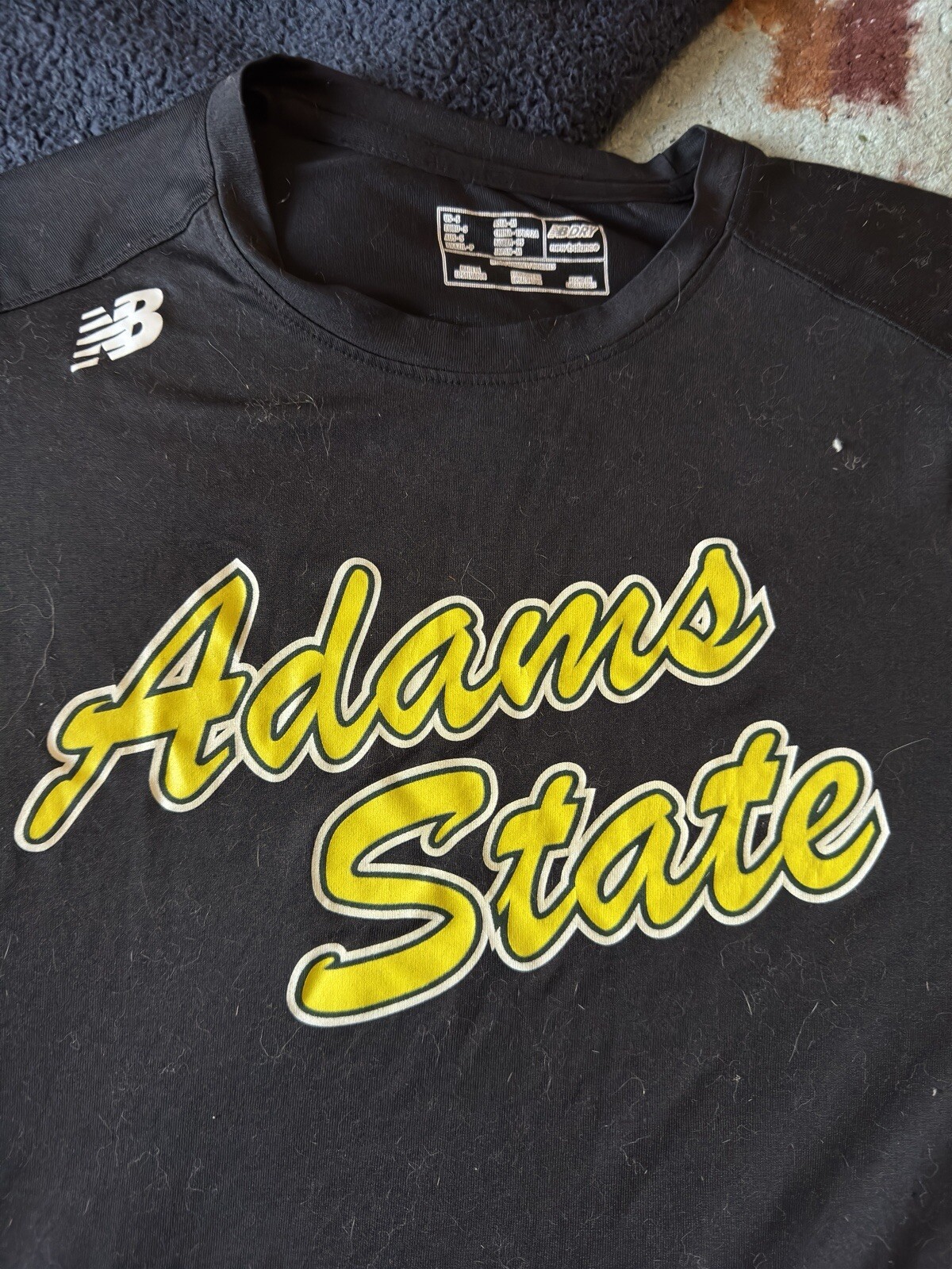 Adams State University Team Issue New Balance Elite Running Shirt Sz S gallery