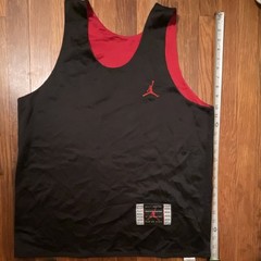 VINTAGE REVERSIBLE JORDAN 11 BRED JERSEY