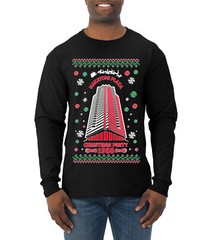Nakatomi Plaza Christmas Party 1988 Ugly Christmas Men Long Sleeve Shirt