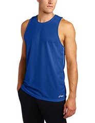 NEW ASICS Ready Set Singlet Air Force Blue Men XS Tank Top Shirt NWT K981