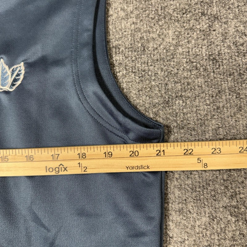 Adidas Pullover Mens Large Blue 1/4 Zip Sleeveless Golf Tank Top Athletic gallery