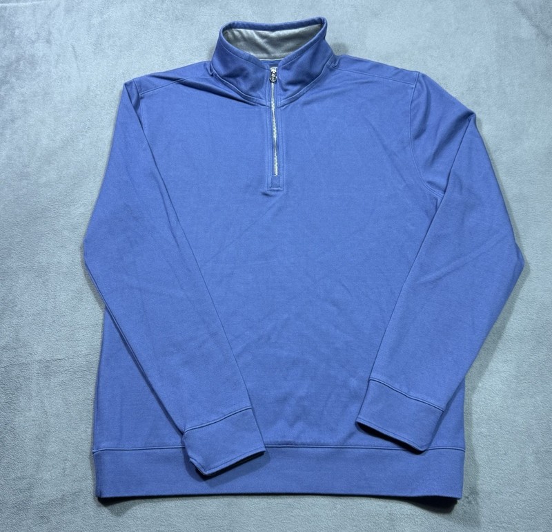 Twillory Quarter Zip Pullover Mens L Tailored Fit Performance Stretch Athleisure gallery