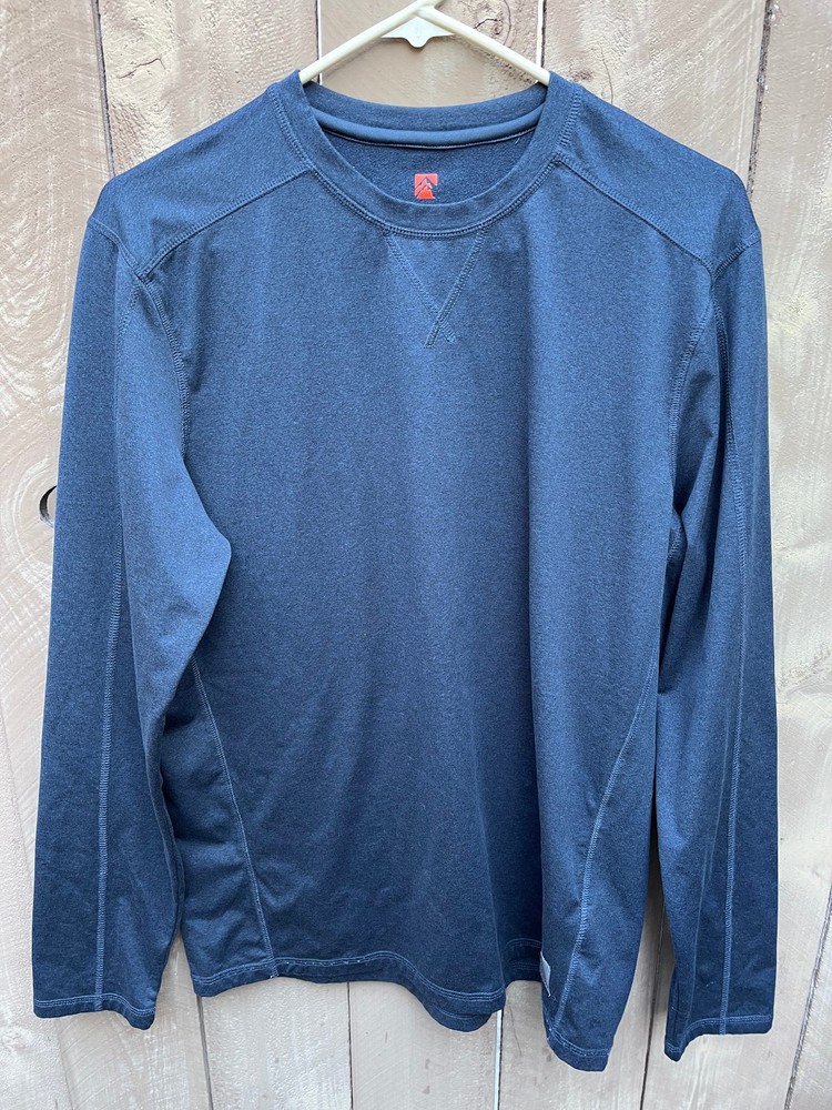 Rugged Elements Durable Utility BLUE Pullover Shirt - Men's sz S