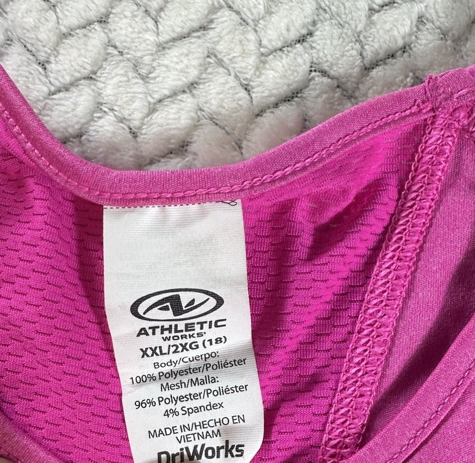 Athletic Works Pink DriWorks Active Top size XXL gallery