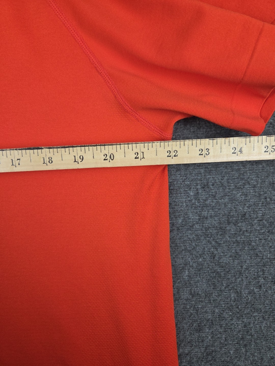 Fabletics Shirt Mens XL Training Day Tee Orange Gym Workout Stretch gallery
