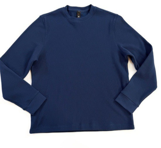 Lululemon Shirt Mens Small Waffle Knit Thermal Shirt Crewneck