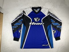 Thor Phase 2.0 Motocross Jersey – Blue/Black/White – Men’s Size Medium – MX Gear