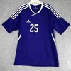 Adidas Men’s Climacool Jersey Shirt 3 Stripes Soccer Training Large Purple #25 gallery