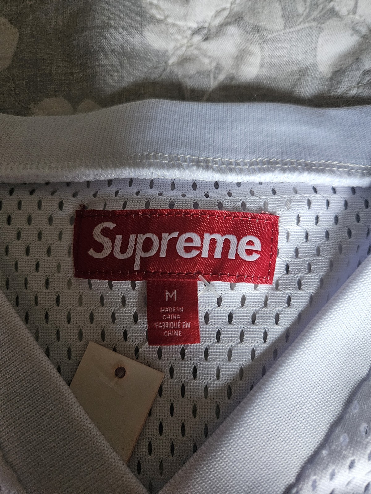 Supreme Spiderweb Football Jersey Men's Size M gallery