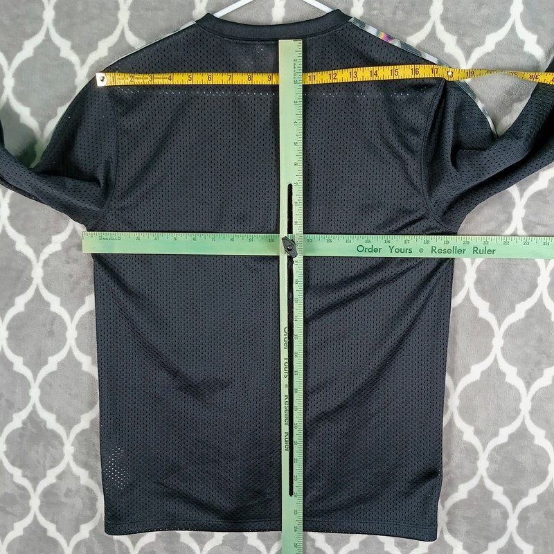 Adidas Originals Pablo Vittar Pride Jersey Men Size S Black Mesh Long Sleeve gallery