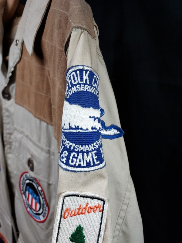 1960s 1970s New York Shooting Competition Club Shirt Gun Patches Jacket Size 46 gallery