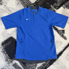Nike Dri-FIT Better World Lightweight Athletic V-Neck Tee Blue S 715061