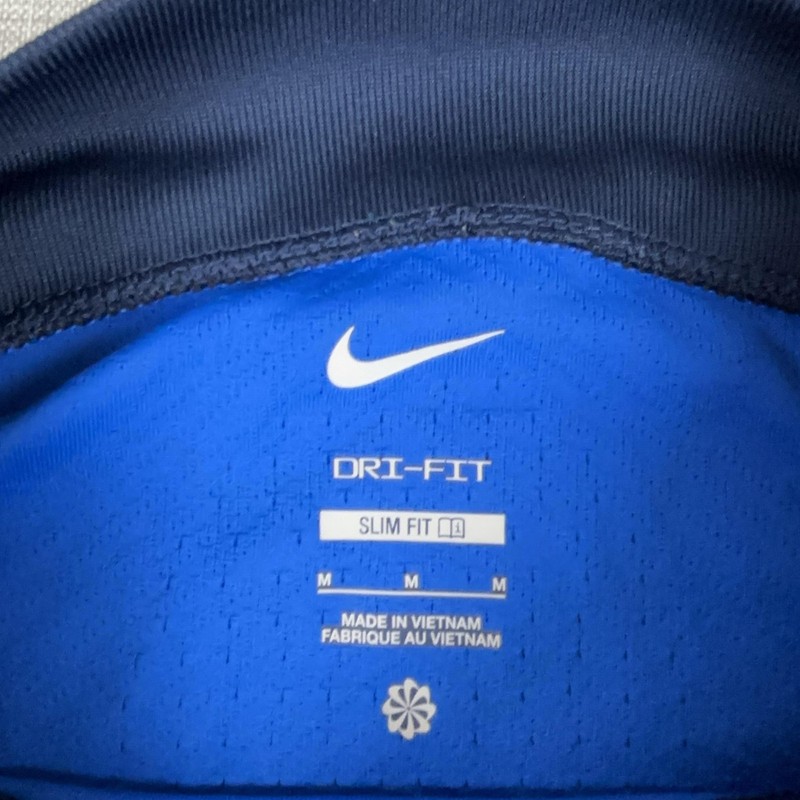 Nike Dri-FIT ADV Vapor IV Mens Soccer Jersey Blue Medium Short Sleeve DR0671 gallery