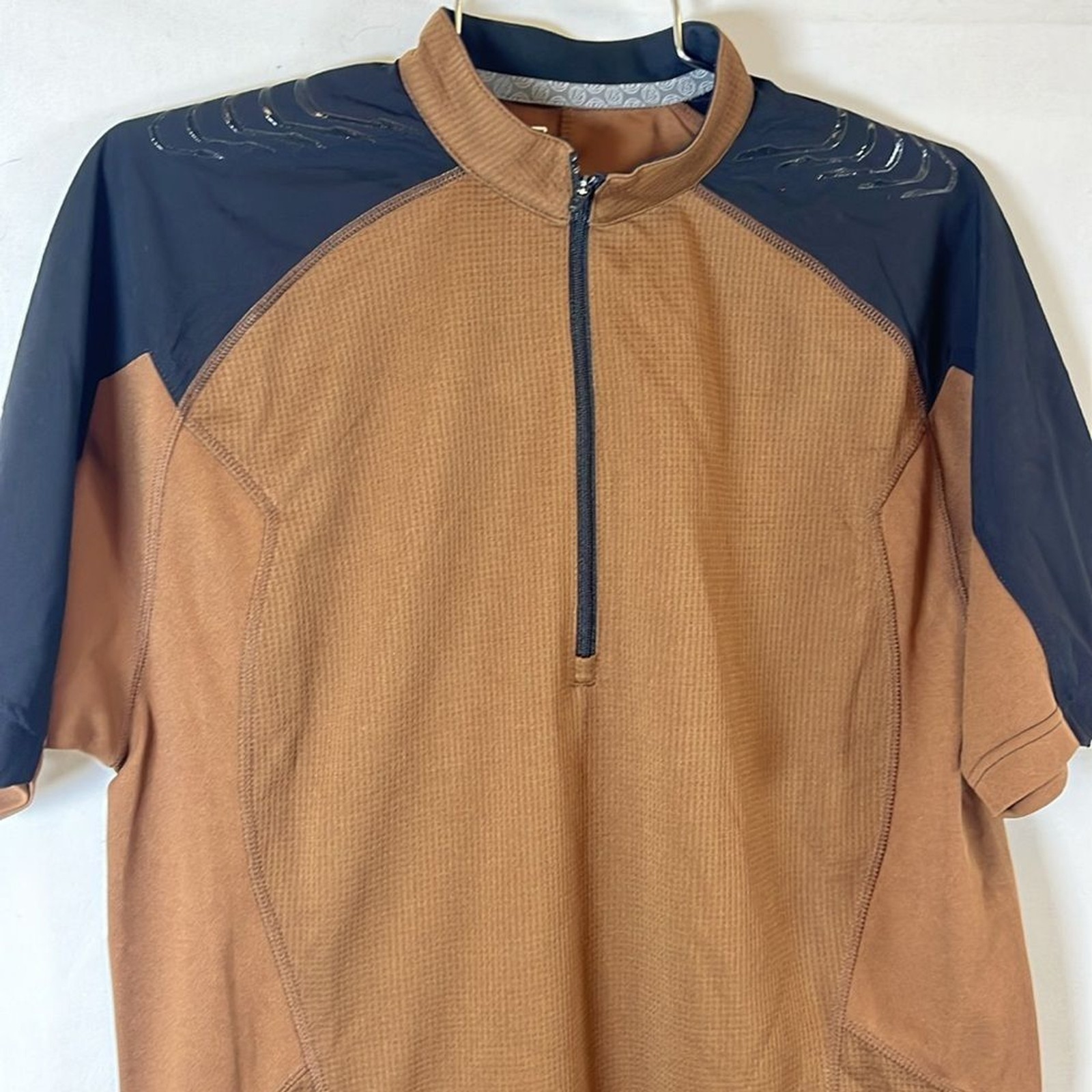 Bontrager Rhythm Comp Short Sleeve Cycling Jersey Men's M 1/4 Zip Performance gallery