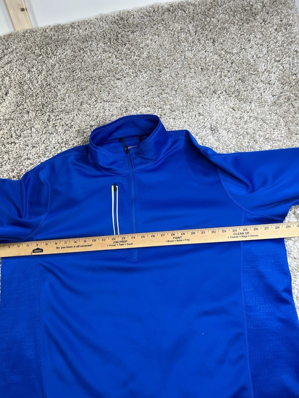 OGIO ENDURANCE Fulcrum 1/4-Zip Pullover Royal Blue Size 3XL gallery