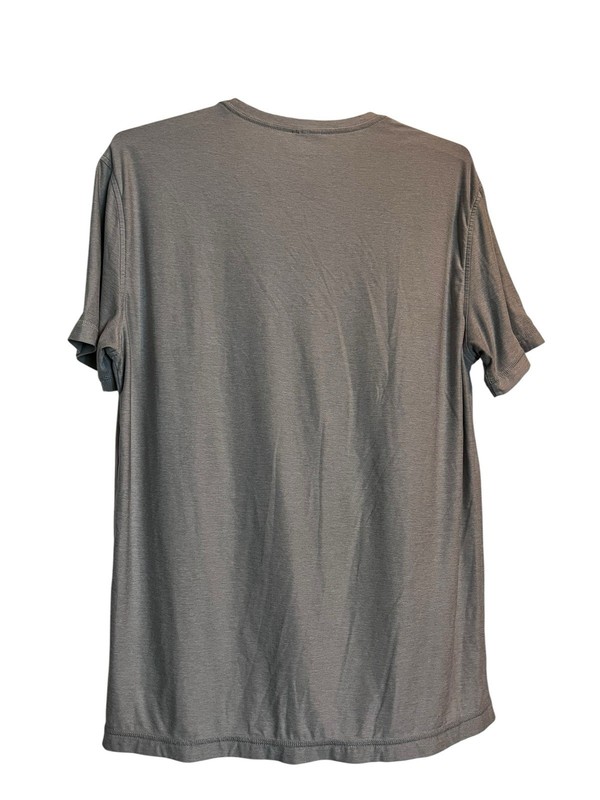 Vuori Strato Tech Tee Shirt M Gray Stretch Athletic Gym V126 gallery