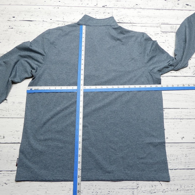 Gerry Pullover Mens Extra Large Blue Heather Long Sleeve Quarter Zip Stretch gallery