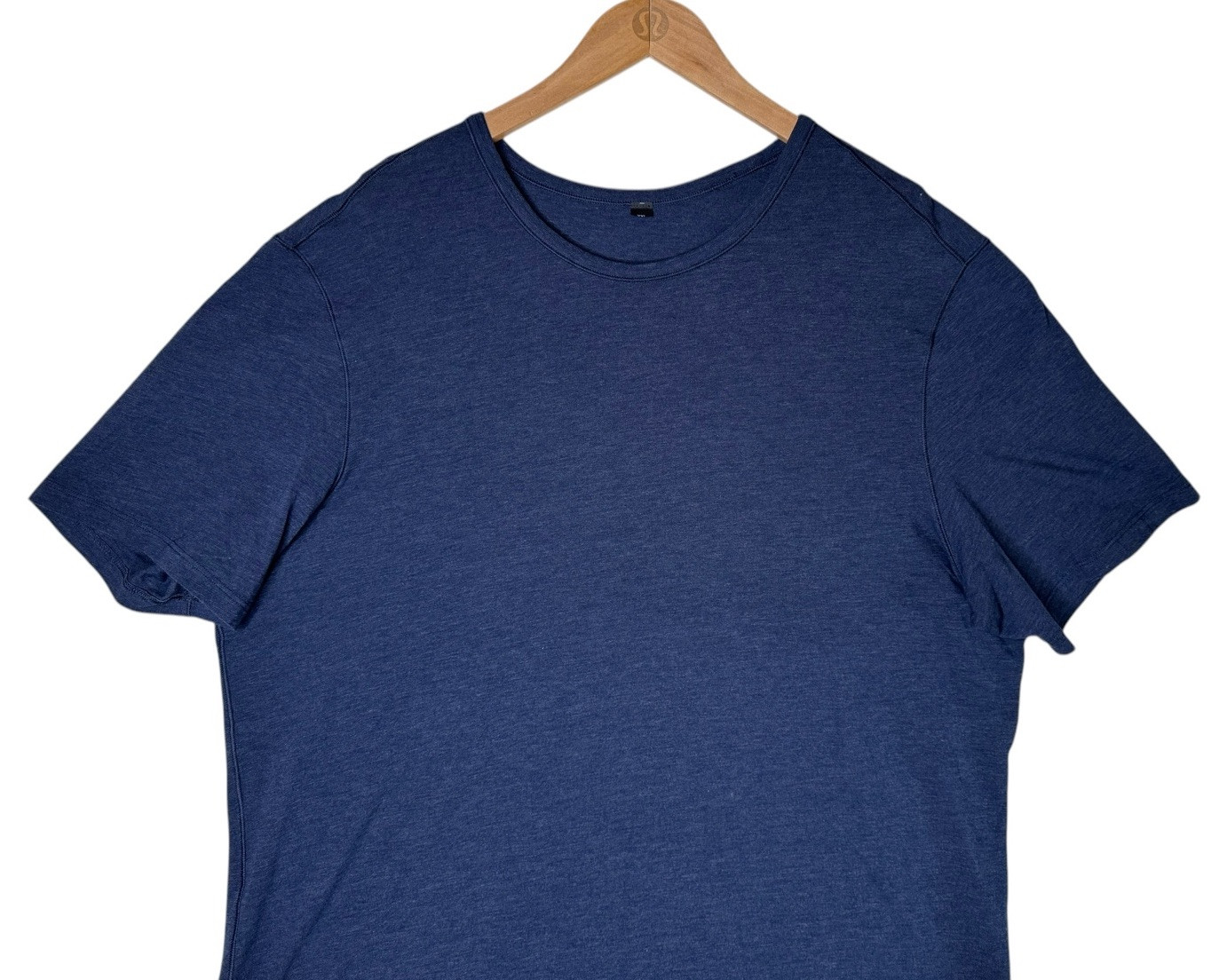 Men's Lululemon 5 Year Basic Tee Updated Fit Short Sleeve Shirt XXL Navy Blue gallery