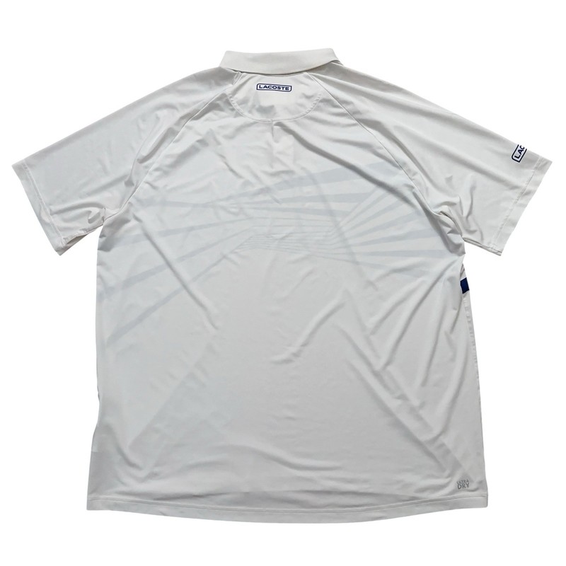 Lacoste Tennis Polo Shirt Mens 3XL Novak Djokovic Wimbledon Collection White gallery