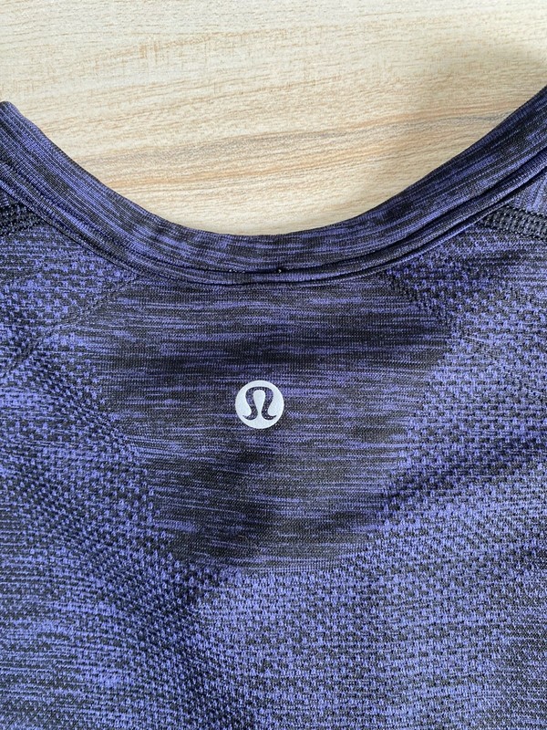Lululemon Metal Vent Tech Henley Long Sleeve Deep Purple Black Size Large gallery