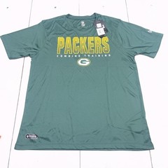 Green Bay Packers Shirt Mens Large Green NFL Football Combine Training New Era
