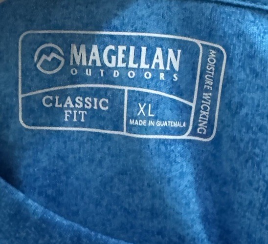 Magellan outdoors men's extra-large long sleeve Blue shirt gallery