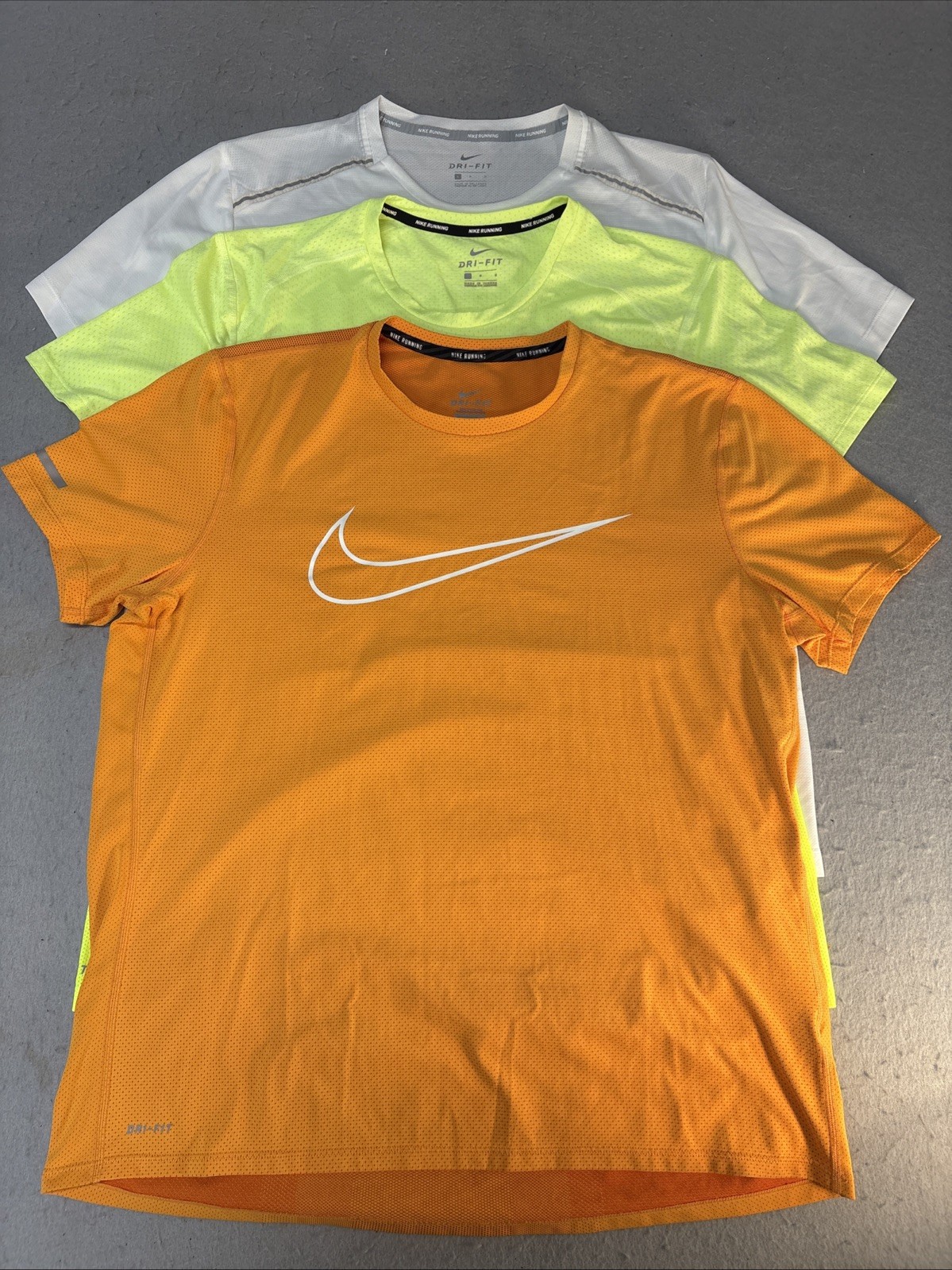 Nike Dri-FIT Running Shirt Bundle Men’s Large Lot of 3 Athletic Workout Tees EUC gallery