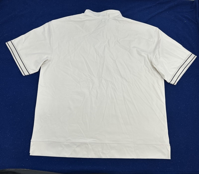 Under Armour Courtside Shirt Men's 2XL Stone 1/4 Zip Pullover Basketball NEW gallery