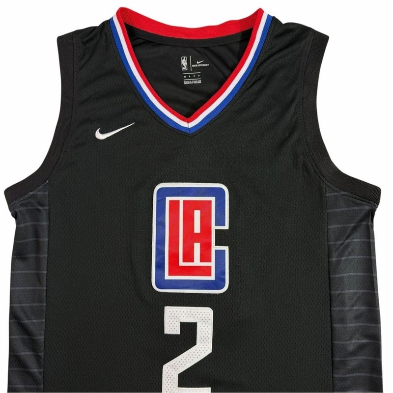 Nike Kawhi Leonard Clippers #2 NBA Statement Edition Black Swingman Jersey S gallery
