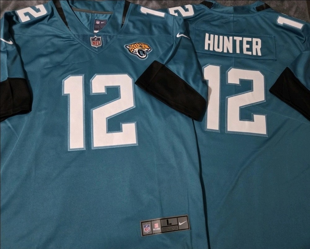 Fast Free Shipping XXXL 3X Travis Hunter Jacksonville Jaguars Stitched Jersey 12