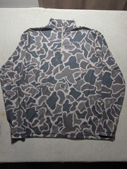 Over & Under Core Layer 1/4 Zip Pullover Duck Tech Camo Men’s Size XL Soft