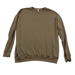 Alo Yoga Mens Pullover Brown Jumper Sweatshirt Gym Workout Quiet Luxury Sz XS
