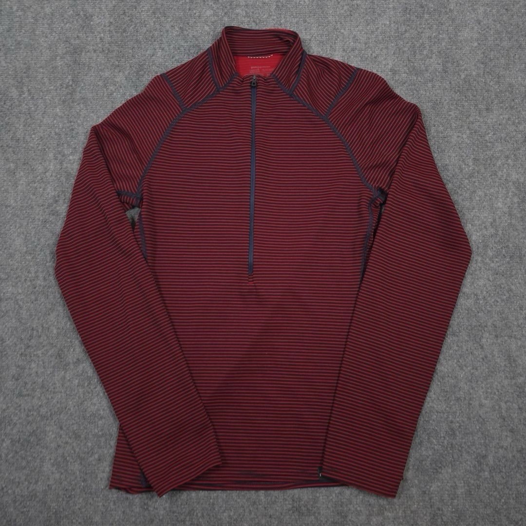 Patagonia Capilene 2 Lightweight Base Layer Mens XS Striped Pullover 1/2 Zip gallery