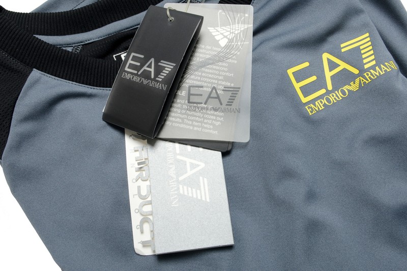 Emporio Armani EA7 Air Duct Men's Gray Crewneck T-Shirt US 2XL IT 56 gallery