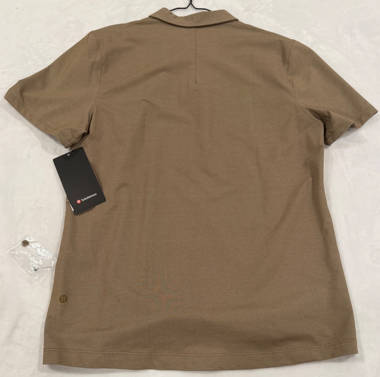 Lululemon Evolution Short-Sleeve Polo Shirt Oxford Men’s M All Spice Slim Fit gallery