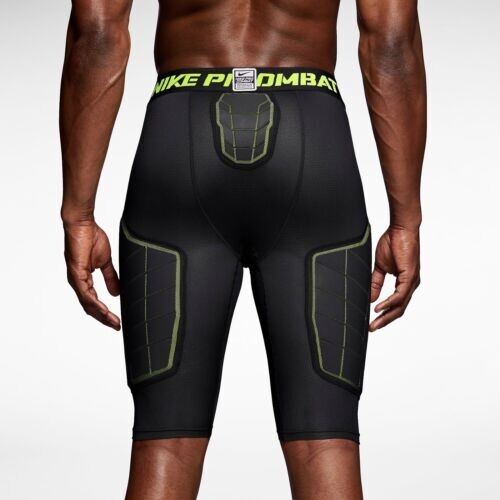 NEW NIKE PRO HYPERSTRONG ELITE COMPRESSION SHORTS BLACK VOLT 618976-010 MENS 2XL gallery