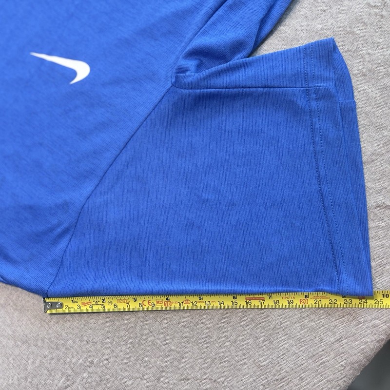 NWT Nike Men's Dri-FIT Training Short Sleeve Shirt Royal Blue Tee S gallery